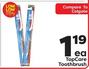 Weis Markets TopCare Toothbrush offer