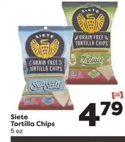 Weis Markets Siete Tortilla Chips offer