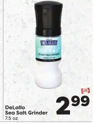 Weis Markets DeLallo Sea Salt Grinder offer