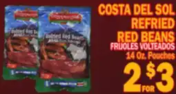 Bravo Supermarkets COSTA DEL SOL REFRIED RED BEANS offer