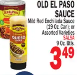 Bravo Supermarkets OLD EL PASO SAUCE offer