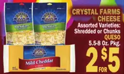 Bravo Supermarkets CRYSTAL FARMS CHEESE offer