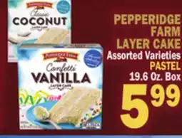 Bravo Supermarkets PEPPERIDGE FARM LAYER CAKE offer