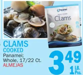 Bravo Supermarkets PANAMEI CLAMS COOKED offer