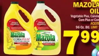 Bravo Supermarkets MAZOLA OIL offer