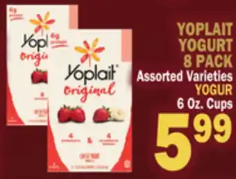 Bravo Supermarkets YOPLAIT YOGURT 8 PACK offer