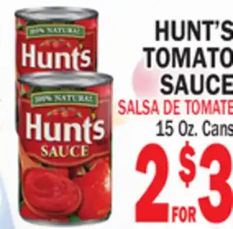 Bravo Supermarkets HUNT'S TOMATO SAUCE offer