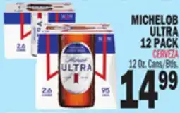 Bravo Supermarkets MICHELOB ULTRA 12 PACK offer