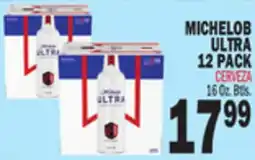 Bravo Supermarkets MICHELOB ULTRA 12 PACK offer