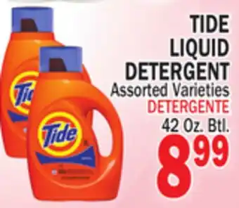 Bravo Supermarkets TIDE LIQUID DETERGENT offer