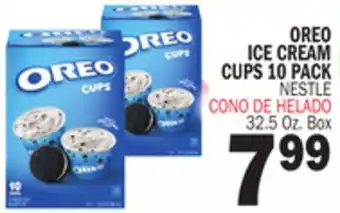 Bravo Supermarkets NESTLE OREO ICE CREAM CUPS 10 PACK offer