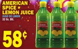 Bravo Supermarkets AMERICAN SPICE LEMON JUICE offer