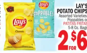 Bravo Supermarkets LAY'S POTATO CHIPS offer