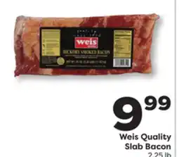 Weis Markets Weis Quality Slab Bacon offer