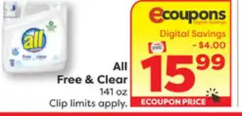 Weis Markets All Free & Clear offer