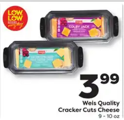 Weis Markets Weis Quality Cracker Cuts Cheese offer