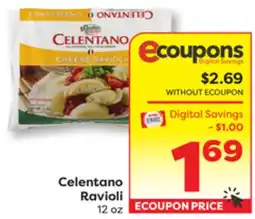 Weis Markets Celentano Ravioli offer