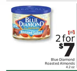 Weis Markets Blue Diamond Roasted Almonds offer