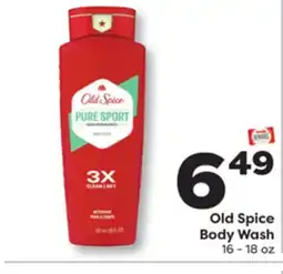 Weis Markets Old Spice Body Wash offer