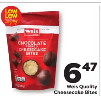 Weis Markets Weis Quality Cheesecake Bites offer