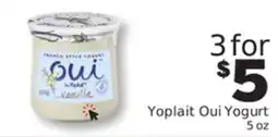 Weis Markets Yoplait Oui Yogurt offer