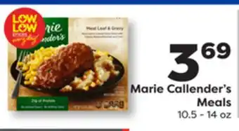 Weis Markets Marie Callender's Meals offer