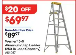 Lowe's 6-ft Aluminum Step Ladder offer