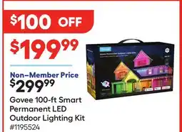 Lowe's 100-ft Smart Permanent LED Outdoor Lighting Kit offer