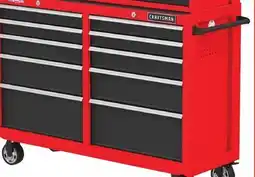 Lowe's CRAFTSMAN 52-in 10-Drawer Steel Rolling Tool Cabinet offer