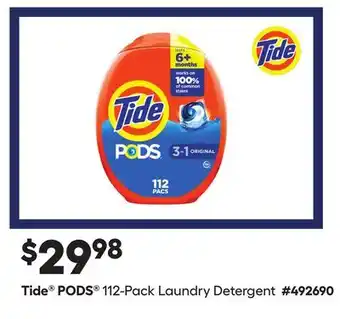 Lowe's PODS 112-Pack Laundry Detergent offer