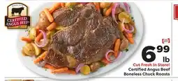 Weis Markets Certified Angus Beef Boneless Chuck Roasts offer