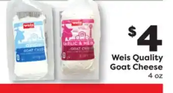 Weis Markets Weis Quality Goat Cheese offer