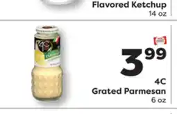 Weis Markets 4C Grated Parmesan offer