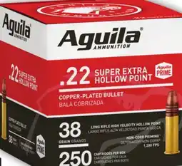 Big 5 Aguila 22 Long Rifle HV HP 250 Rounds offer