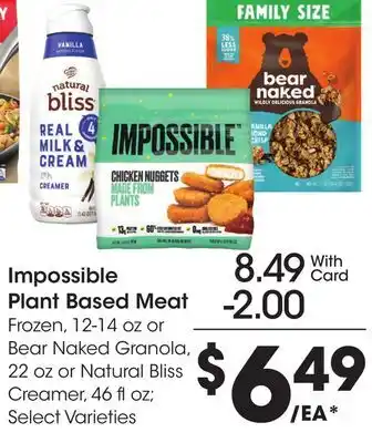 Ralphs Impossible Plant Based Meat offer