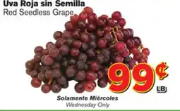 El Super Fresh Red Seedless Grape offer