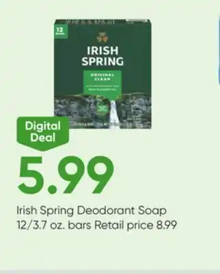 Stater Bros Irish Spring Deodorant Soap offer