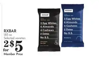Pavilions RXBAR offer