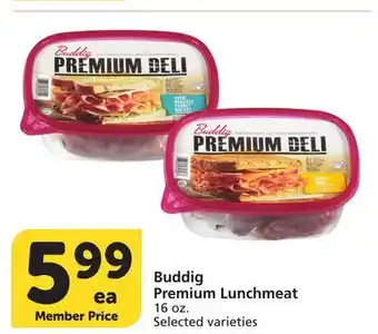 Vons Buddig Premium Lunchmeat offer