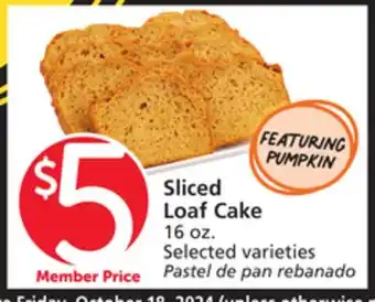Vons Sliced Loaf Cake offer