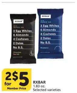 Vons RXBAR offer