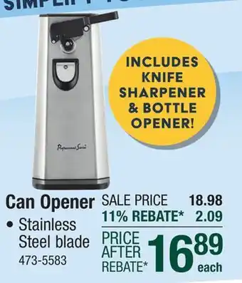 Menards Professional Series Can Opener offer