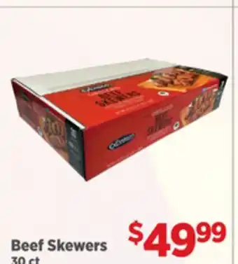 Gordon Food Services Beef Skewers offer