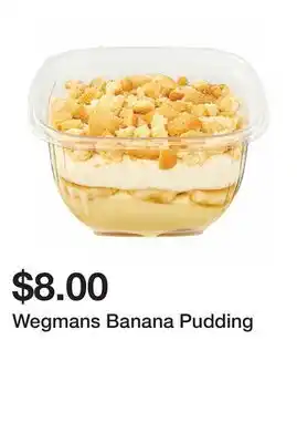 Wegmans Wegmans Banana Pudding offer