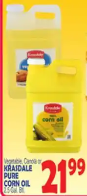 Bravo Supermarkets KRASDALE PURE CORN OIL offer