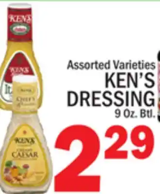 C Town KEN'S DRESSING offer