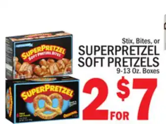 C Town SUPERPRETZEL SOFT PRETZELS offer