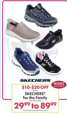 Boscov's SKECHERS for the Family offer