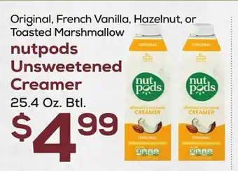 DeCicco & Sons nutpods Unsweetened Creamer offer