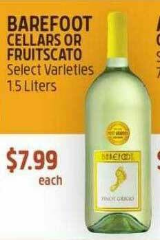 Barefoot Cellars Or Fruitscato